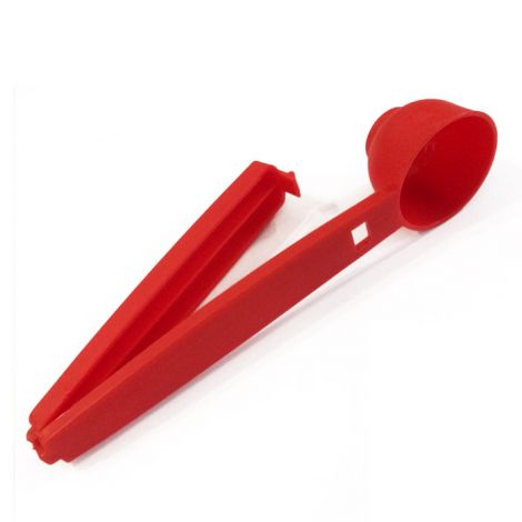 Coffee measuring cup with clip, plastic