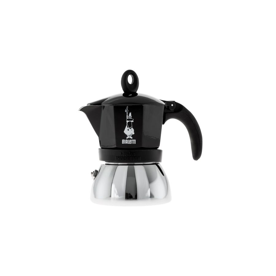 Bialetti Moka Moka Induction 3 чаши черно