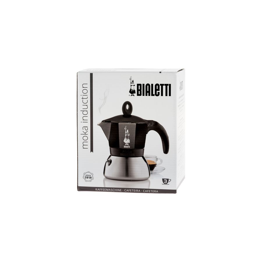 Bialetti Moka Induction 3 cups black