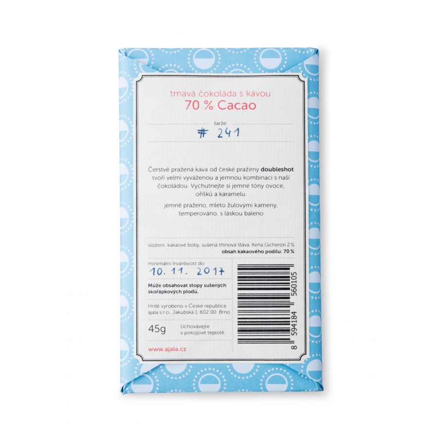 Czekoladowa kawa Ajala 70%
