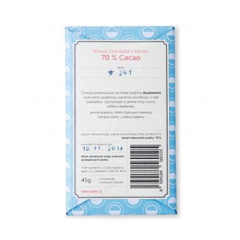 Ciocolată Ajala - cafea 70%