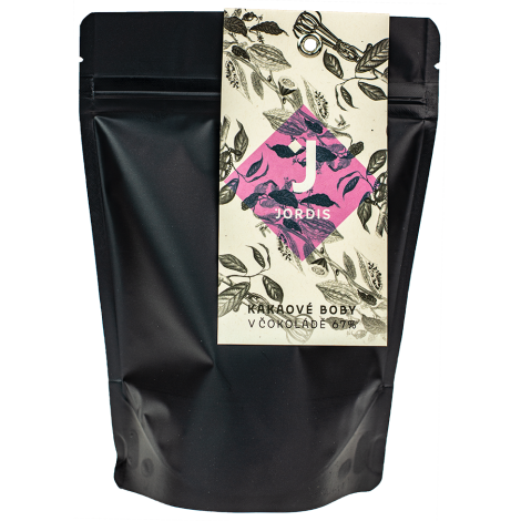 Čokolada Jordis Kakao zrna u čokoladi 130g