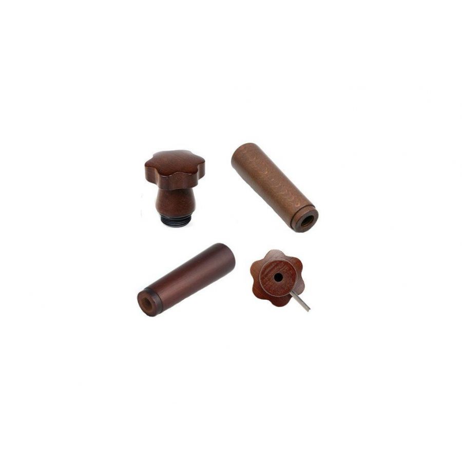 Drewniany zestaw do ekspresu do kawy LA PAVONI