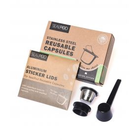 Capsule Sealpod - refillable, stainless steel 2