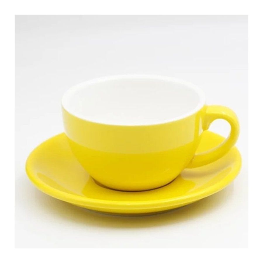 Cappuccino Cup Kaffia 200ml - Yellow