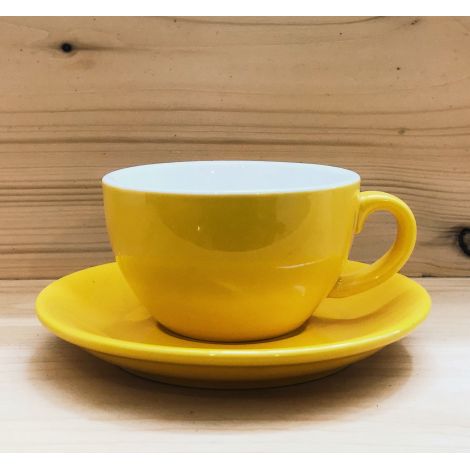 Filiżanka do cappuccino Kaffia 200ml - żółta