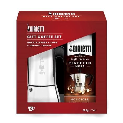 Bialetti Venus 6, cafea cu inducție (pachet cadou)