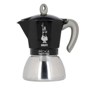 Bialetti Moka Indukcija 6 skodelic črna NOVO