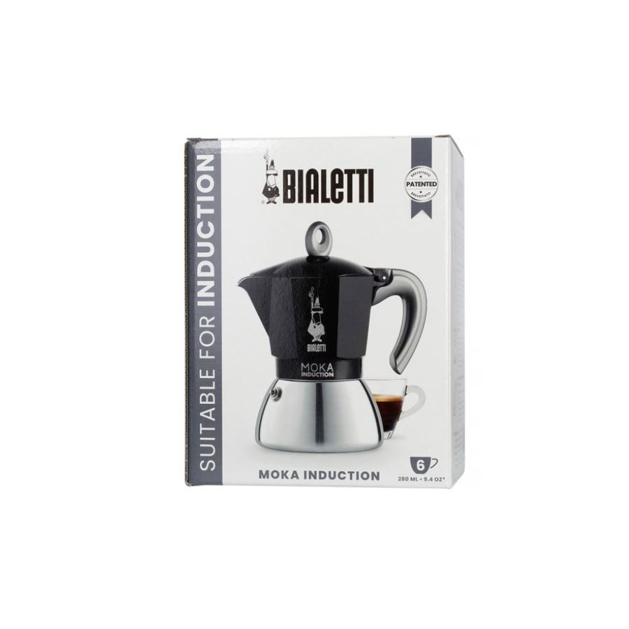 Bialetti Moka Induction 6 šalica crna NOVO