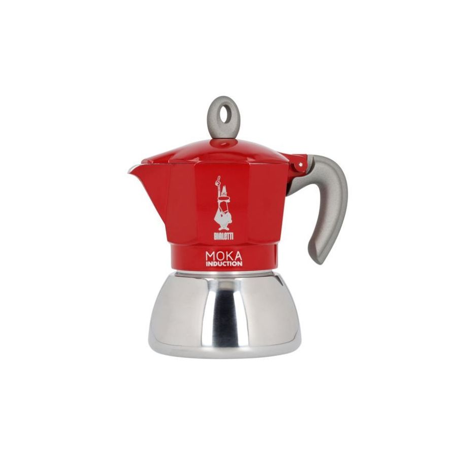 Bialetti Moka Induction 4 чаши червено