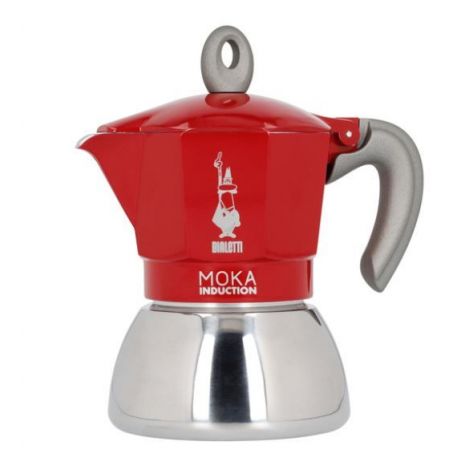 Bialetti Moka Induction 4 căni roșu