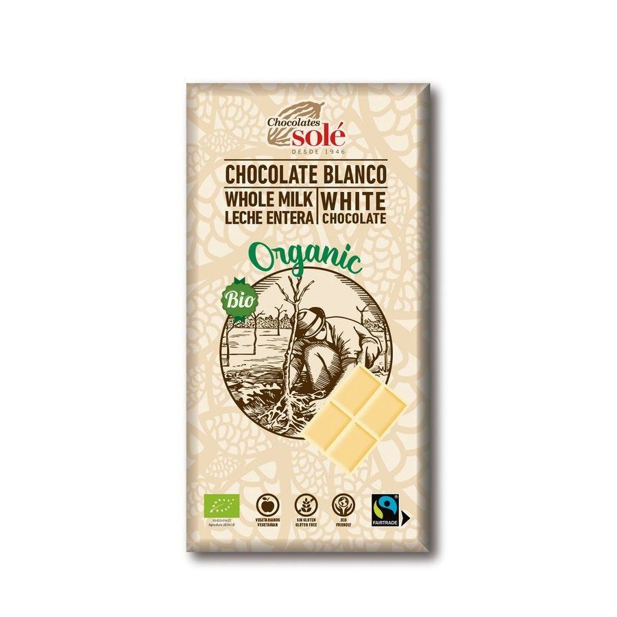 Chocolates Solé - Bílá bio čokoláda