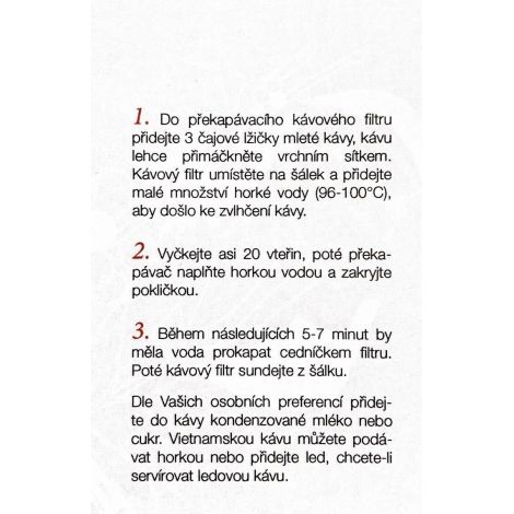 Trung Nguyen CREATIVE 5, බිම් කෝපි