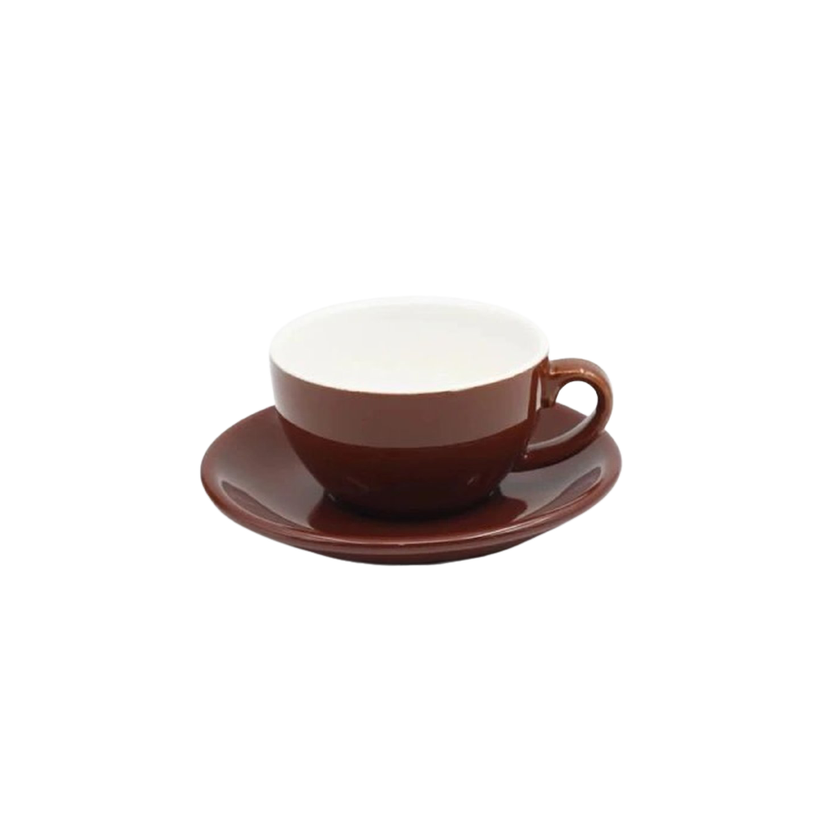 Filiżanka do cappuccino Kaffia 200ml - brązowa