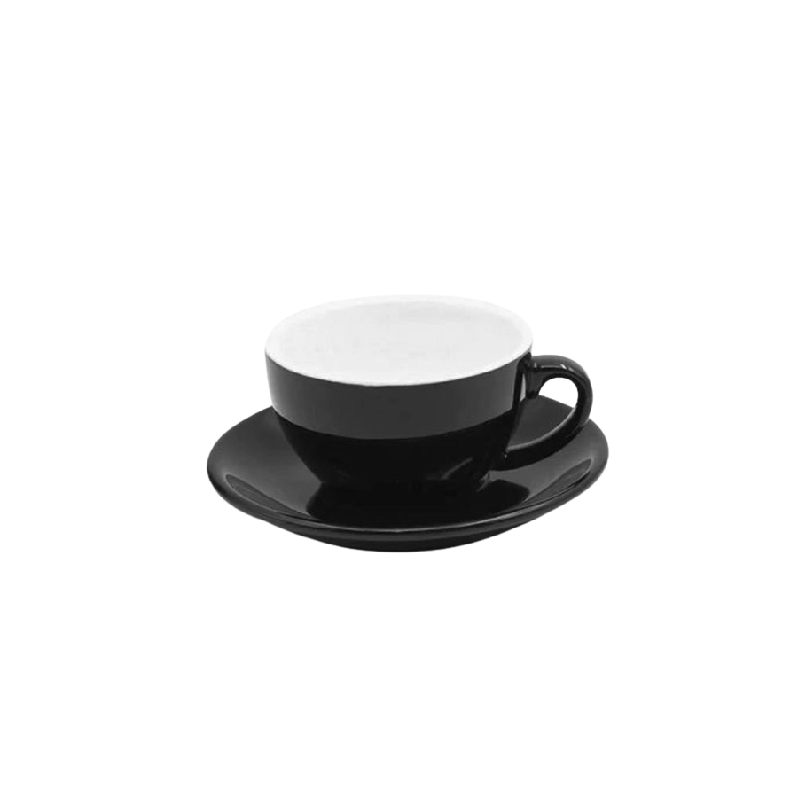 Cappuccino šálka Kaffia 200ml - Čierna