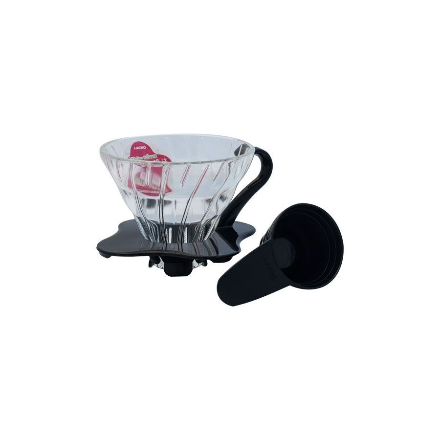 Szklany dripper Hario V60-01 (VDG-01B)