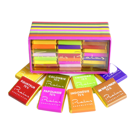 Tasting set Francois Pralus - bookcase, 120g