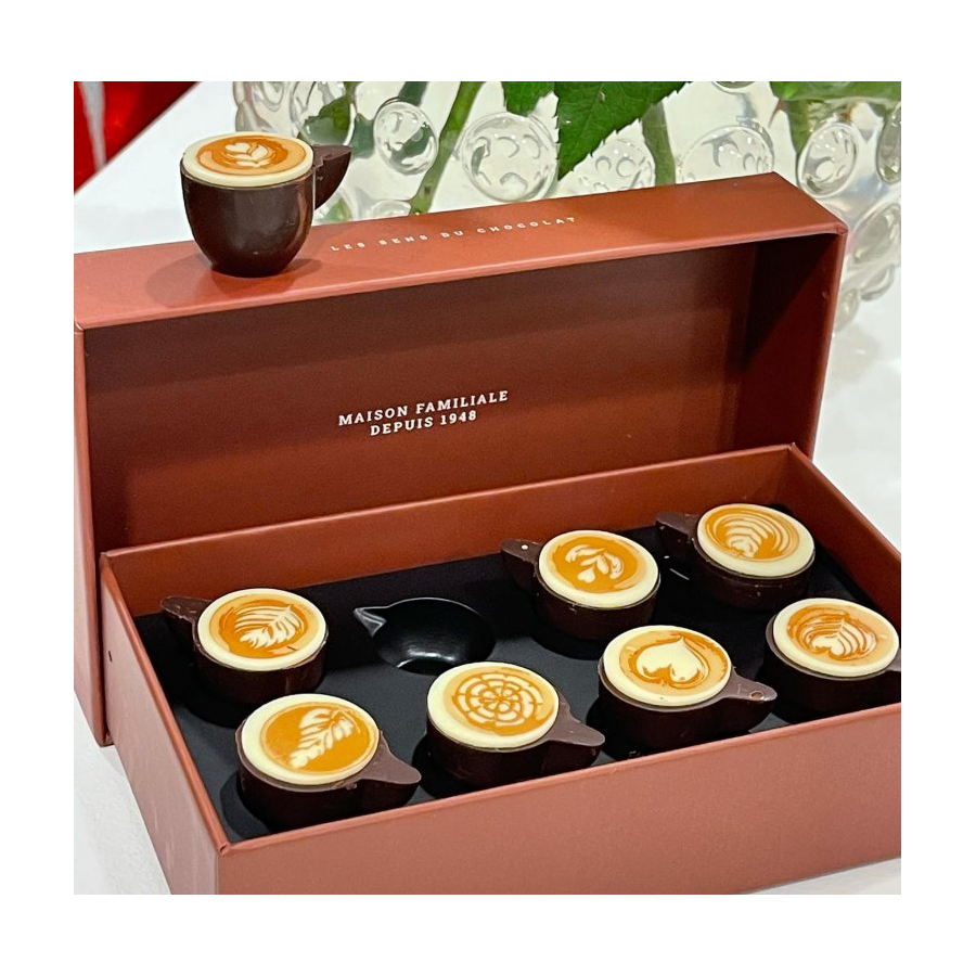 Čokoladna bonboniera Michel Cluizel "8 Cappuccino"
