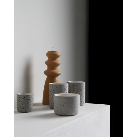 Šálek Kaffia Style Cappuccino 130ml - šedá