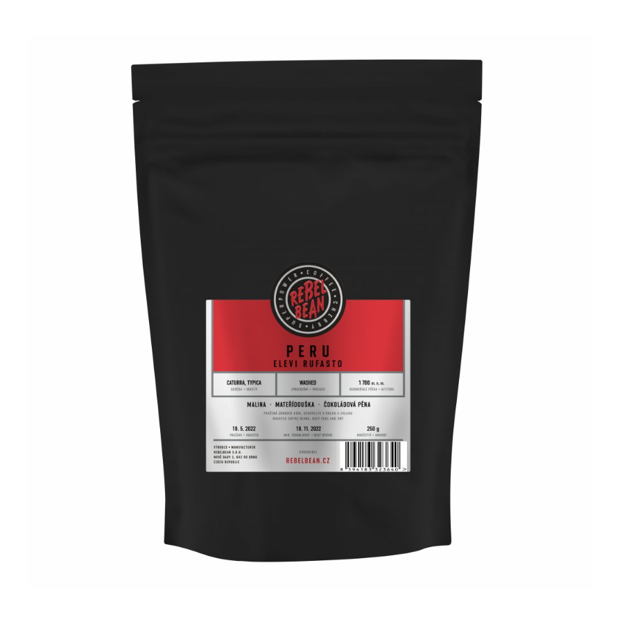 Rebelbean Peru Elevi Rufasto, 250 g