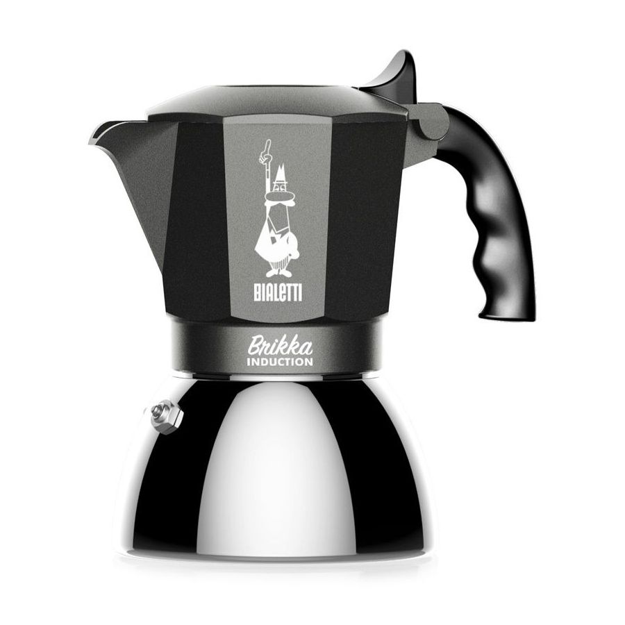 Moka konvice Bialetti Brikka Induction 4 šedá