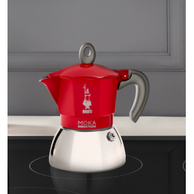 Bialetti Moka Induction 2 cups red NEW 2