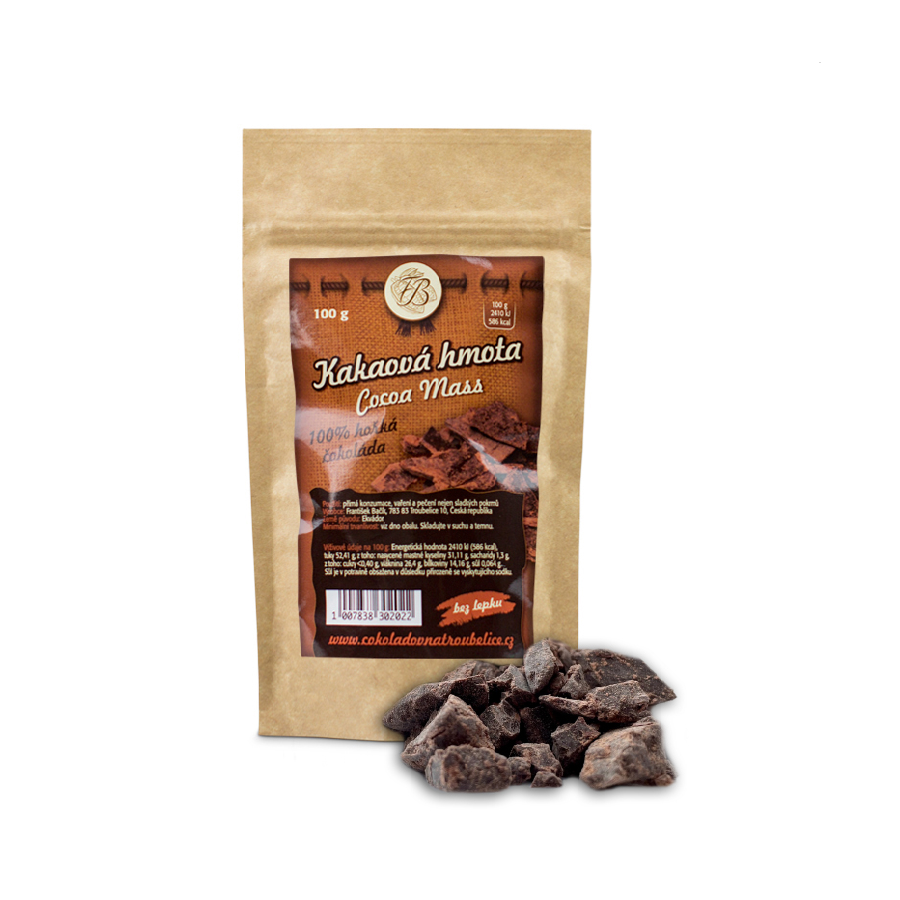Masă de cacao, 200g, fabrica de ciocolată Troubelice