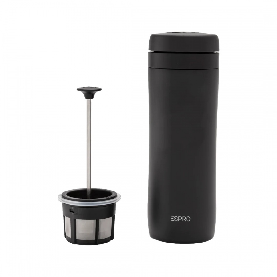Frenchpress Espro P1 Travel Press 300 ml strieborný