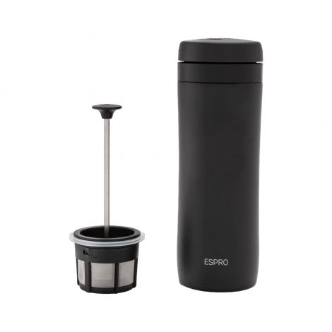 Frenchpress Espro P1 Travel Press 300 ml strieborný