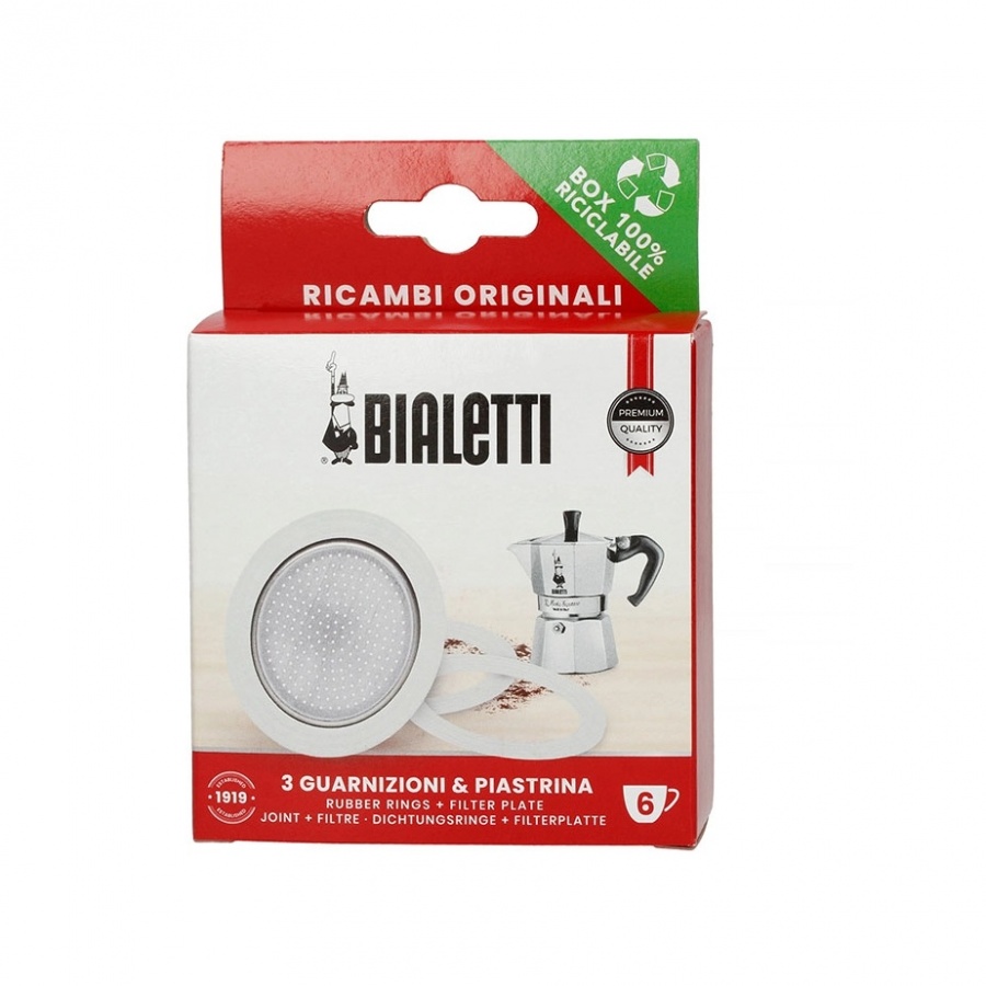 Запечатване на алуминиева кафемашина Bialetti 6 чаши