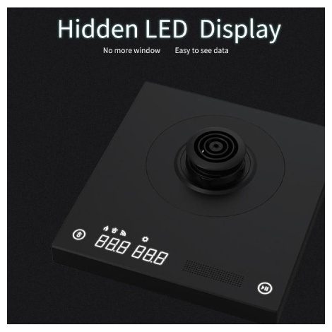 Timemore Mini Fish Smart Pour Over Thin 0,6 l kanvica čierna