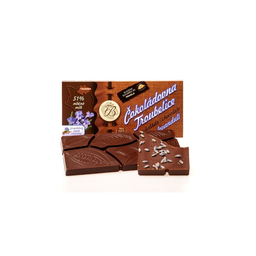Czekolada Troubelice Lavender 75%, 45 g