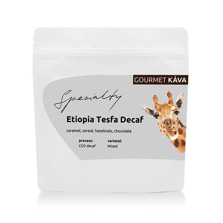 GourmetKáva Specialty - Etiopia Tesfa DECAF - bezkofeinová 250g