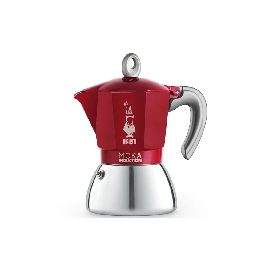 Bialetti Moka Indukcija 6 skodelic rdeča NOVO