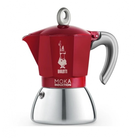 Bialetti Moka Induction 6 šalica crvena NOVO