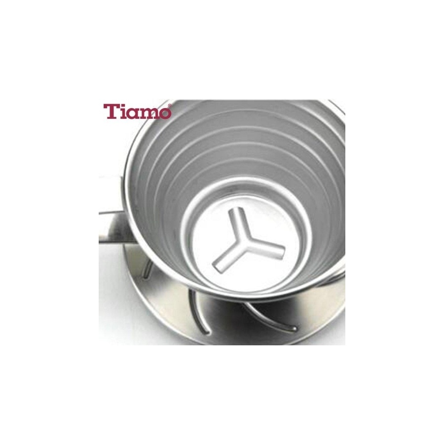 Dripper Tiamo K02 (compatible with Kalita 185 filters)