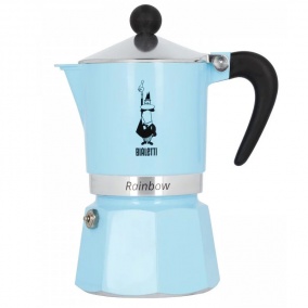 Bialetti Rainbow 3 albastru moka pot