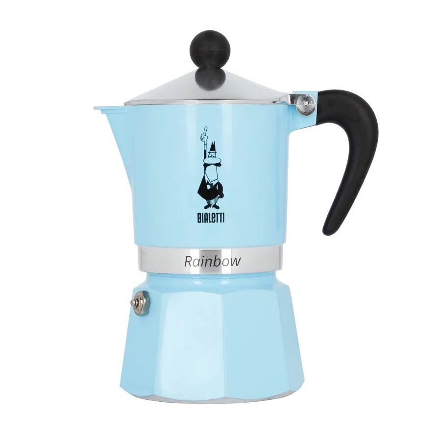 Bialetti Rainbow 3 niebieski dzbanek moka