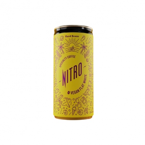 Твърд боб NITRO - VEGAN FLAT WHITE 200 ml