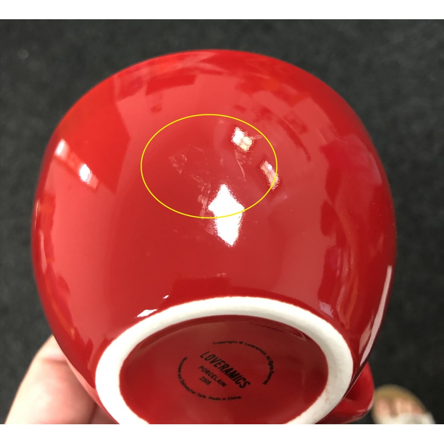 Cupa Loveramics Egg - Cappuccino 200ml, ROȘU - VADA/Discount