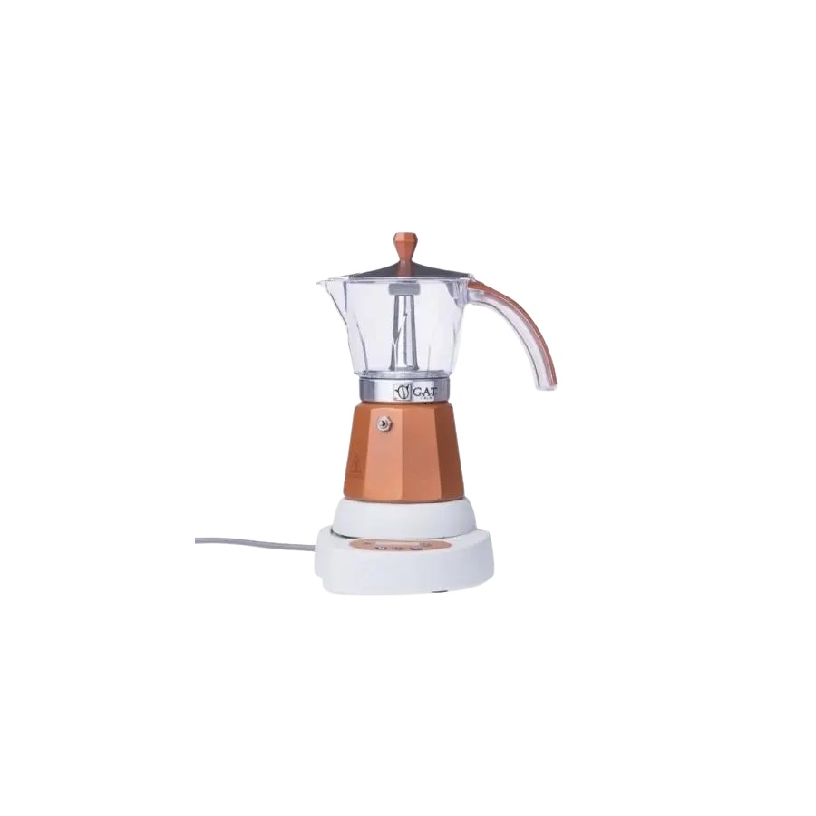 G.A.T. Vintage 4-6 electric moka kettle brown - USED / DISCOUNT