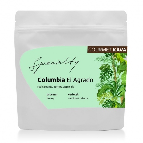Gurmanska kava Specialty Columbia El Agrado Honey 250g