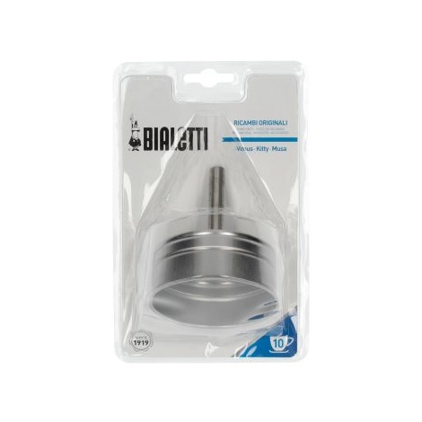 Pâlnie Bialetti filtru de cafea din oțel inoxidabil 10 cești