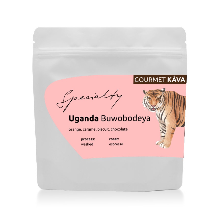 GourmetKáva Specialty Uganda Buwobodeya ESP 250g