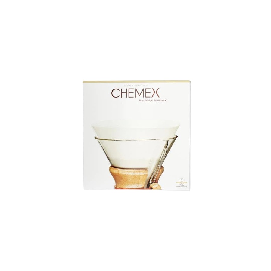 Хартиени филтри Chemex за 6-10 чаши - бели Несгънати