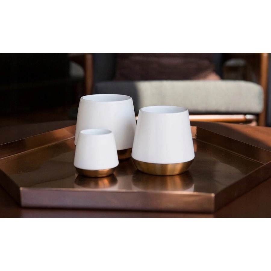 Fellow keramička šalica Joey Double Wall 240 ml - mat bijela