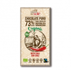 Chocolates Solé - 73% organiczna czekolada z chili
