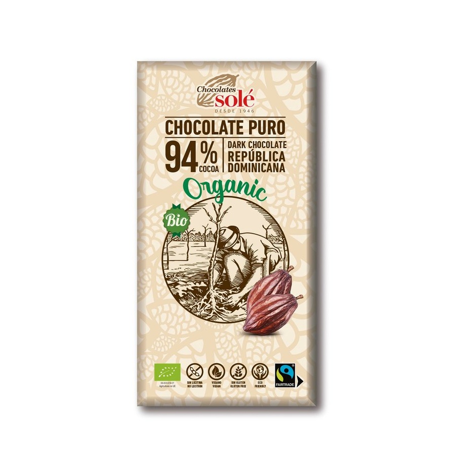 Chocolates Solé - 94% ciocolată ecologică