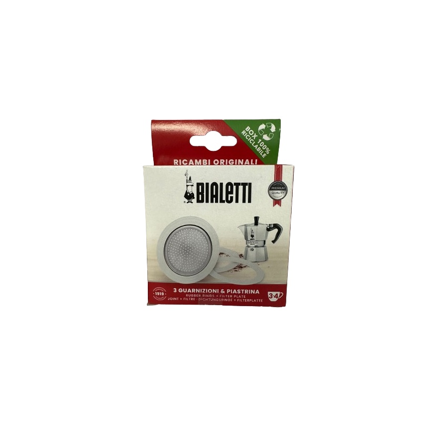 Tesnjenje Bialetti aluminijastega aparata za kavo 3-4 skodelice