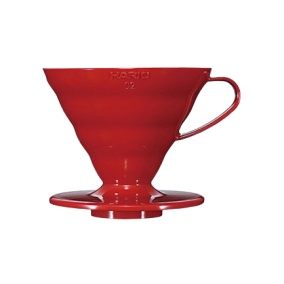 Hario Dripper V60 (VD-INT-02R) roșu, din plastic